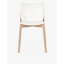 Alessi Poele Monoshell Steel and Wood Chair 81cm - thumbnail 2