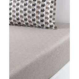 Boss Lucio Cotton-Sateen Fitted Sheet - thumbnail 2