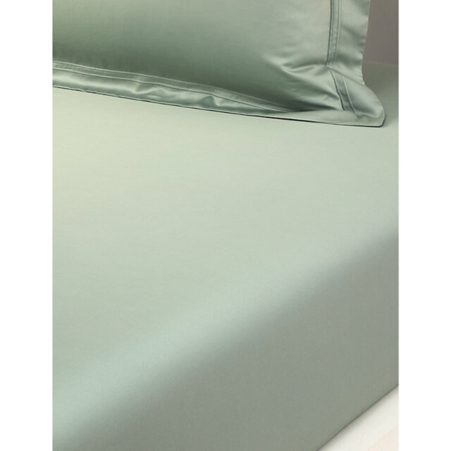 Yves Delorme Triomphe Veronese Cotton Double Fitted Sheet - image 1