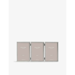 Addison Ross London Triple Fine Edge Silver-Plated Photo Frame 4” x 6” - thumbnail 1