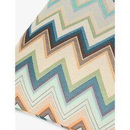 Missoni Home Agadir Zigzag-Pattern Cotton-Blend Cushion 40cm x 40cm - thumbnail 2