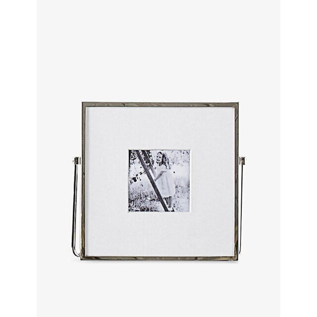 The White Company Fine Silver-Plated Steel Photo Frame 3” x 3” - image 1