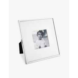 The White Company Fine Silver-Plated Steel Photo Frame 3” x 3” - thumbnail 2