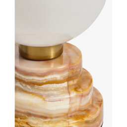 Soho Home Lakeville Brass-Detailed Marble Table Lamp 20cm - thumbnail 2