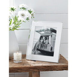 The White Company Fine Silver-Plated Steel Photo Frame 8” x 10” - thumbnail 2