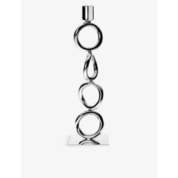 Christofle Vertigo Four-Ring Silver-Plated Candlestick 30cm - thumbnail 1
