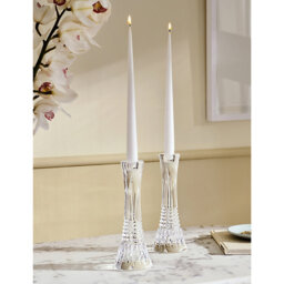 Waterford Lismore Diamond-Crystal Candlesticks Set Of Two - thumbnail 2