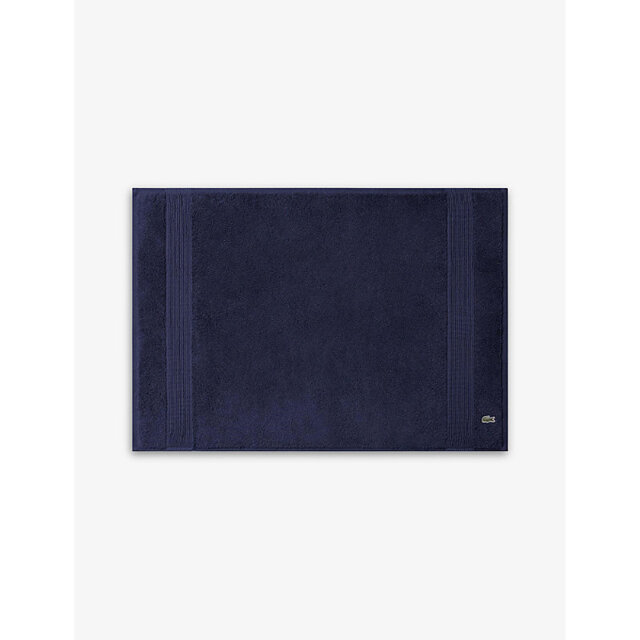 Lacoste Le Croco Logo-Embroidered Cotton Bath Mat 70cm x 50cm - image 1