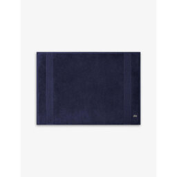 Lacoste Le Croco Logo-Embroidered Cotton Bath Mat 70cm x 50cm - thumbnail 1
