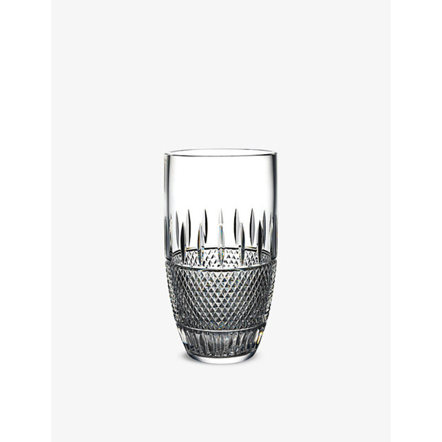 Waterford Mastercraft Irish Lace Crystal Vase 25cm - image 1