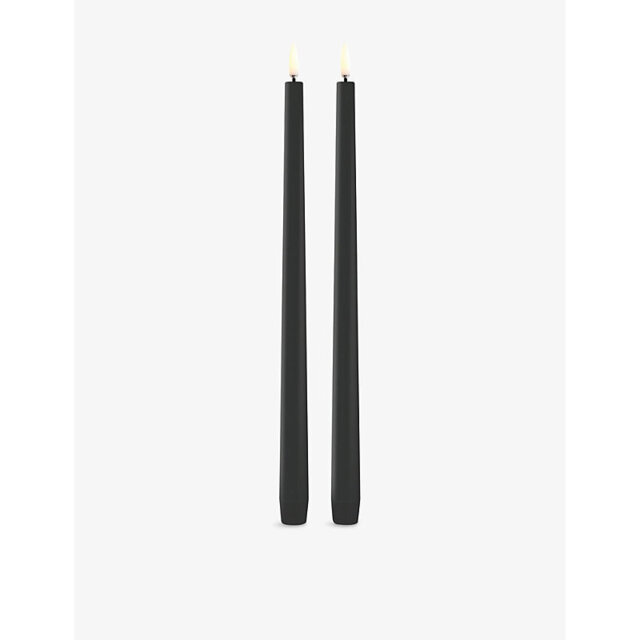 Uyuni Lighting Smooth Slim Taper LED Candle Pack Of Two
