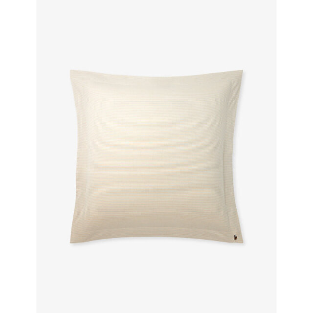 Ralph Lauren Home Brand-Embroidered Oxford Cotton Pillowcase 65cm x 65cm - image 1