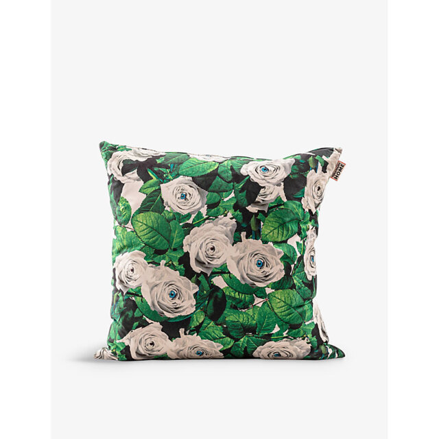 Seletti x Toiletpaper Graphic-Print Woven Cushion 67cm x 67cm - image 1