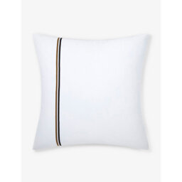 Boss Blinea Stripe-Print Cotton Pillowcase 65cm x 65cm - thumbnail 1