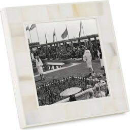 The White Company Mother Of Pearl Photo Frame 3X3” - thumbnail 1