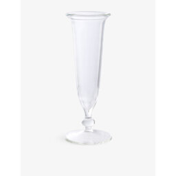 The White Company Fluted Glass Vase 21.5cm