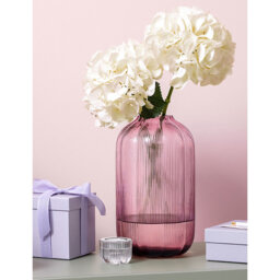 Villeroy & Boch Fleur Cassis Glass Vase 28cm - thumbnail 2