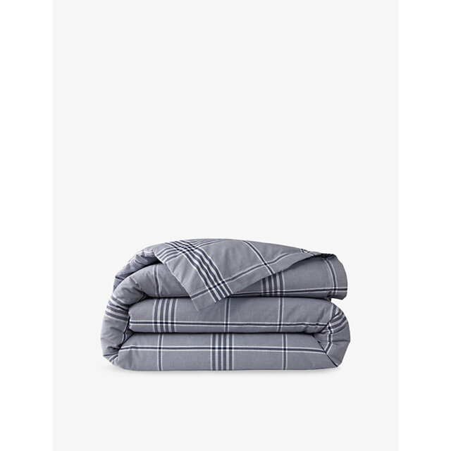 Ralph Lauren Home August Checked Cotton Duvet Cover - image 1