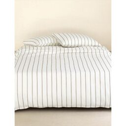 Boss B Ray Striped Cotton-Sateen Fitted Sheet - thumbnail 1