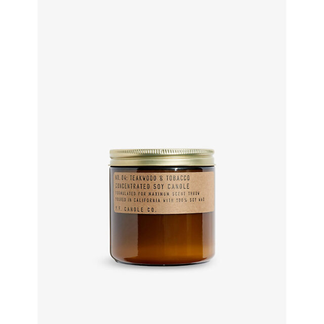 P.F Candle Co Teakwood Tobacco Scented Candle 673g - image 1