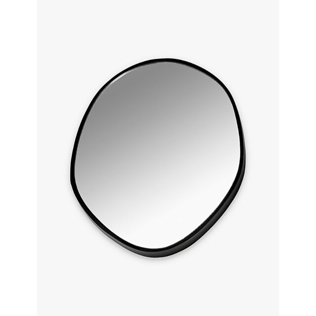 Serax Mirror C Black Marie Steel and Glass Wall Mirror 30.5cm x 23cm - image 1
