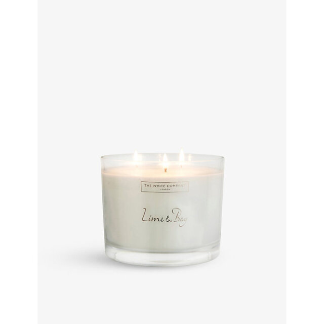 The White Company Lime and Bay Large Scented Candle 770g - image 1