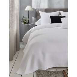 The White Company Mason Double Cotton Bedspread 250cm x 240cm