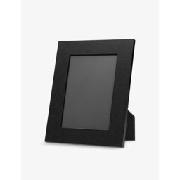 Smythson Panama Medium Leather Photo Frame 9.4' x 7.4'