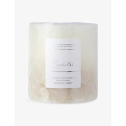 The White Company Seychelles Medium Mineral-Wax Botanical Candle 725g