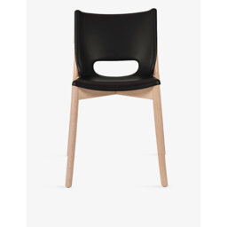 Alessi Poele Monoshell Steel and Wood Chair 81cm - thumbnail 2