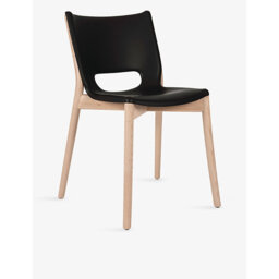 Alessi Poele Monoshell Steel and Wood Chair 81cm - thumbnail 1