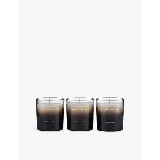 Ormonde Jayne Floral Scented Candle Set Of Three 170g - image 1