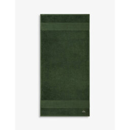 Lacoste Le Croco Logo-Embroidered Cotton Hand Towel 50cm x 100cm - thumbnail 2