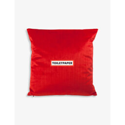 Seletti Revolver Graphic-Print Woven Cushion Cover 50cm x 50cm - thumbnail 2