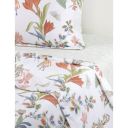 Yves Delorme Multicoloured Floral Cotton Flat Sheet - thumbnail 1