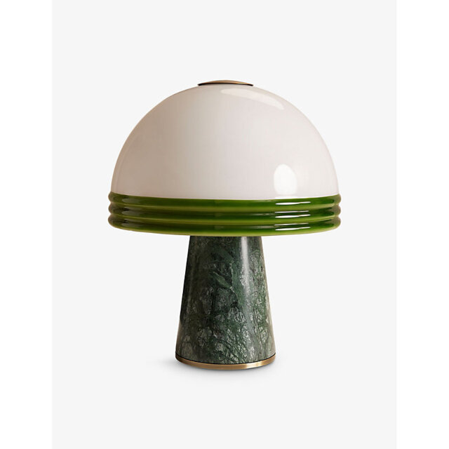 Soho Home Cassie Glass and Marble Table Lamp 40cm - image 1