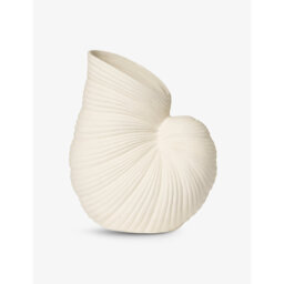 Ferm Living Shell Organic-Shape Stoneware Vase 26.5cm