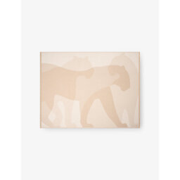 Panthère De Cartier Wool and Cashmere-Blend Blanket 190cm x 140cm