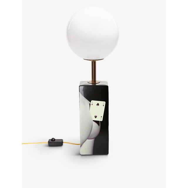 Seletti Wears Toiletpaper Two Of Spades Table Lamp 70cm - image 1