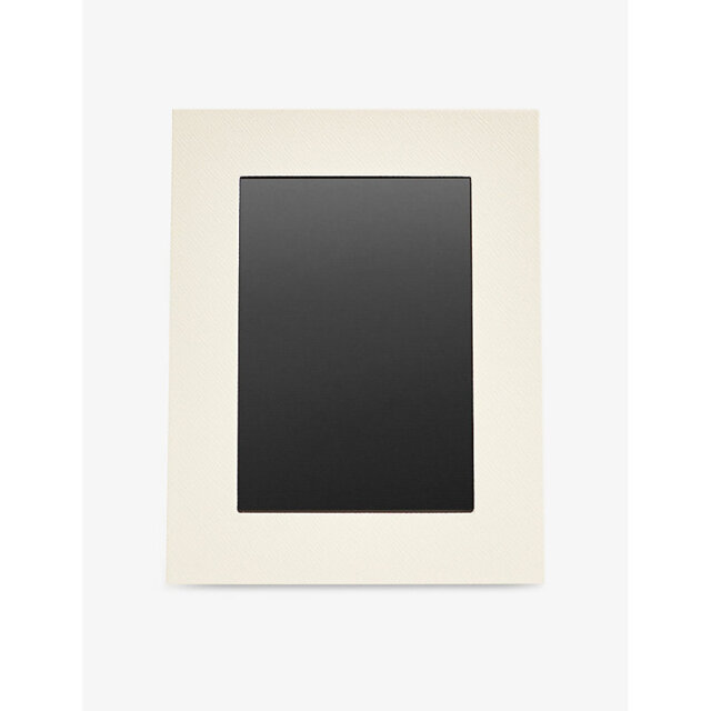 Smythson Panama Medium Grained-Leather Photo Frame 7' x 5' - image 1