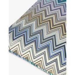 Missoni Home Jarris Zigzag-Pattern Cotton Cushion 40cm x 40cm - thumbnail 2