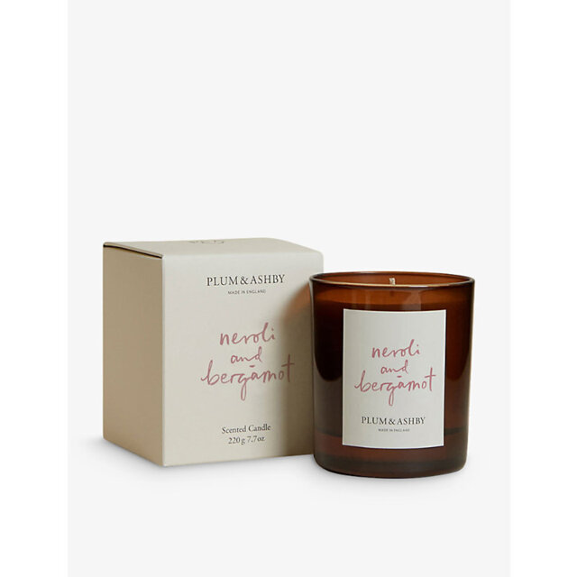 Plum And Ashby Neroli and Bergamot Scented Wax Candle 220g - image 1