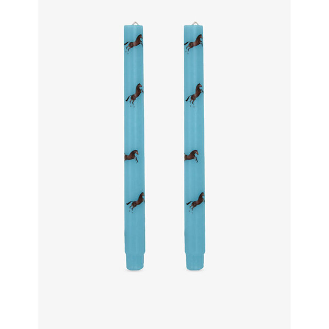 Seletti Horse Set Of Two Wax Candles 27cm - image 1