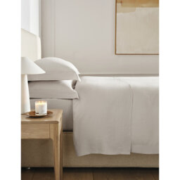 The White Company Pure Linen Flat Sheet - thumbnail 2