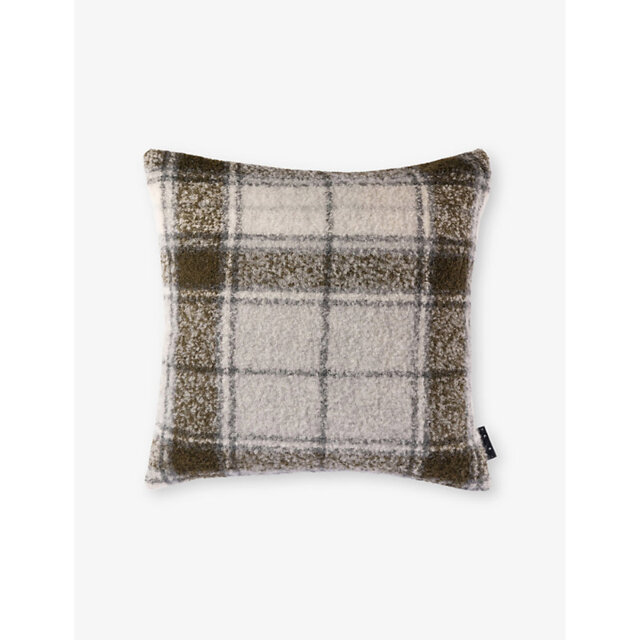 The Conran Shop Tartan Alpaca-Blend Cushion Cover 50cm x 50cm - image 1