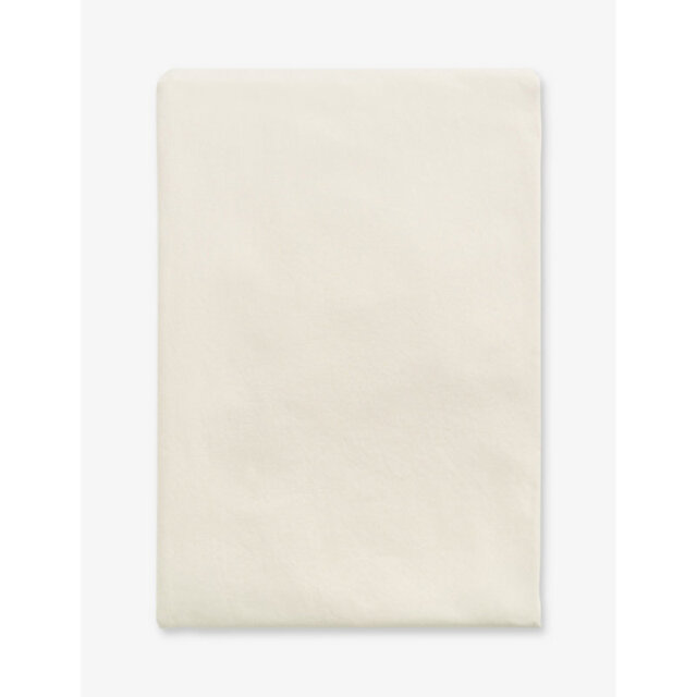 Tekla Percale Super-King Fitted Cotton Sheet - image 1
