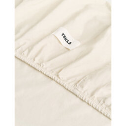 Tekla Percale Super-King Fitted Cotton Sheet - thumbnail 2