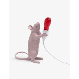 Seletti Heart-Bulb Resin Mouse Lamp 14.5cm