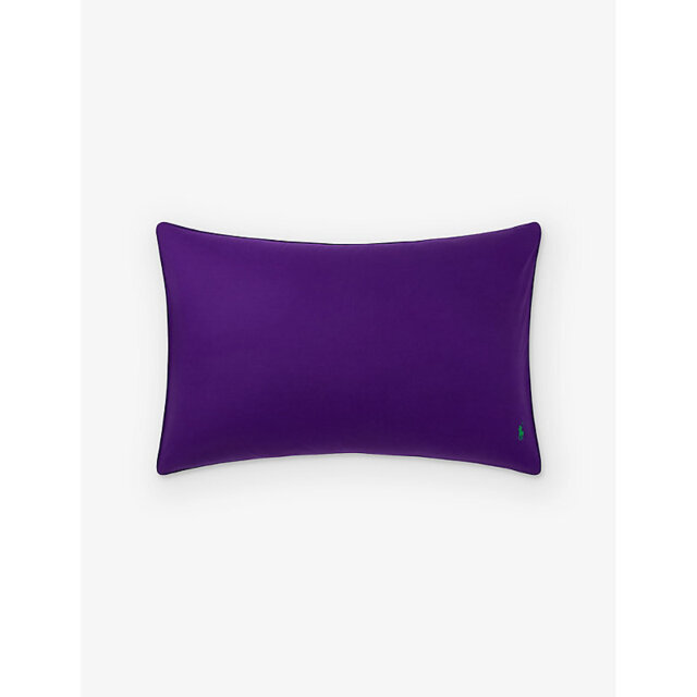 Ralph Lauren Home Polo Player Logo-Embroidered Standard Cotton Pillowcase 50cm x 75cm - image 1