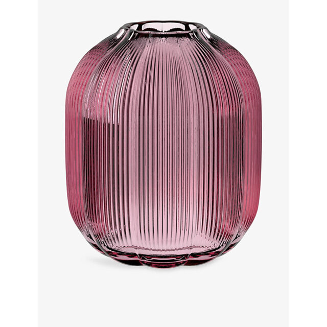 Villeroy & Boch Fleur Cassis Glass Vase 19cm - image 1